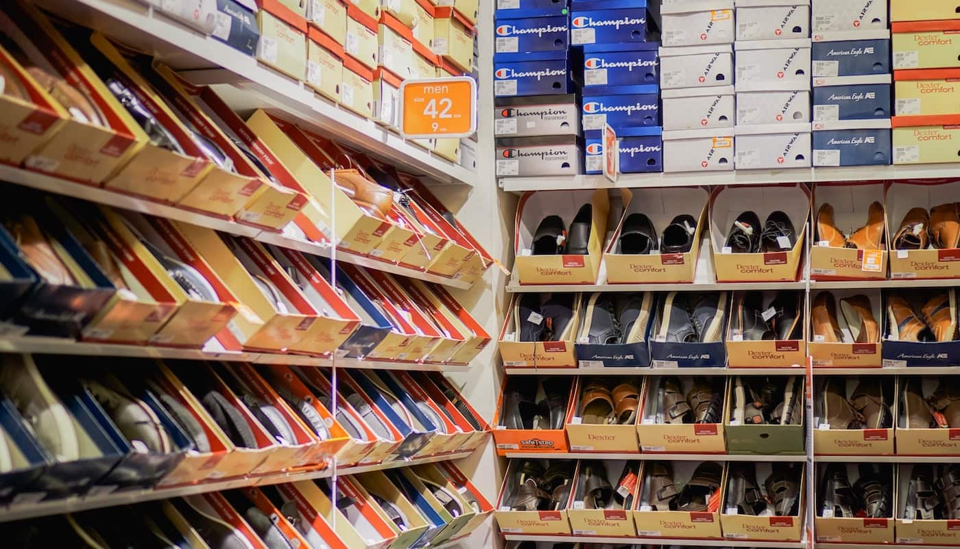 Walls of shoe boxes