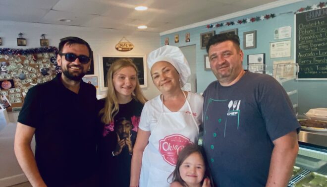 Petrov family of Oksa Cakes
