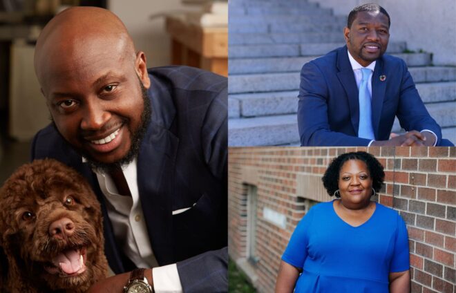 Collage of Black business owners